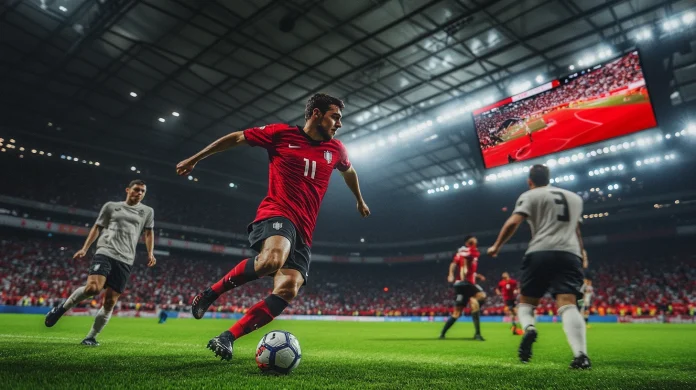 Uma emocionante partida entre a Seleção Georgiana de Futebol e a Seleção Portuguesa de Futebol